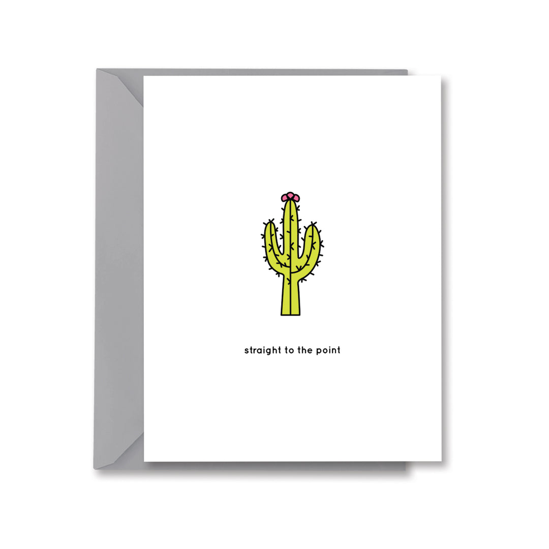 straight to the point Greeting Card by Kelly Renay