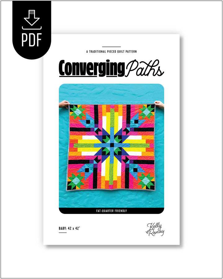 Quilt pattern book cover titled &
