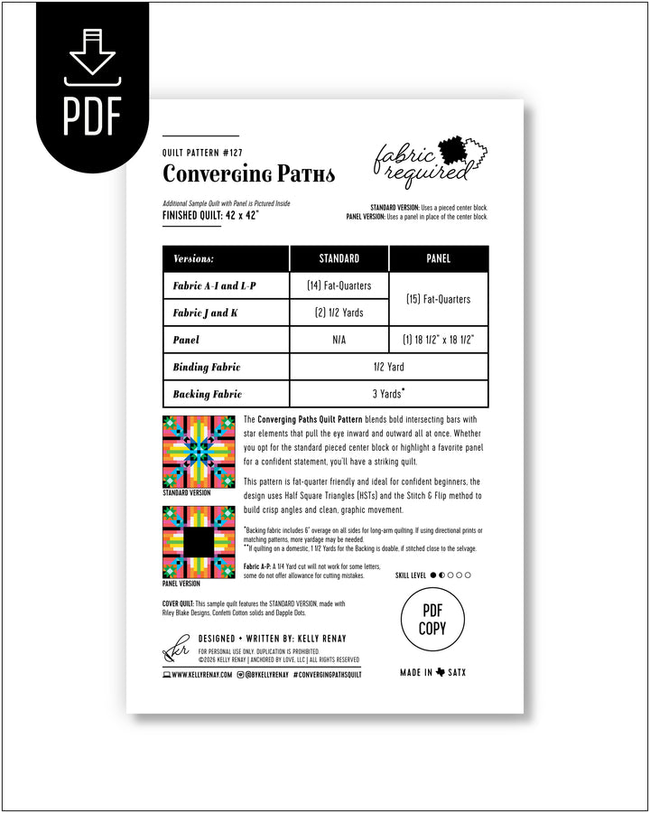 Quilt pattern, &
