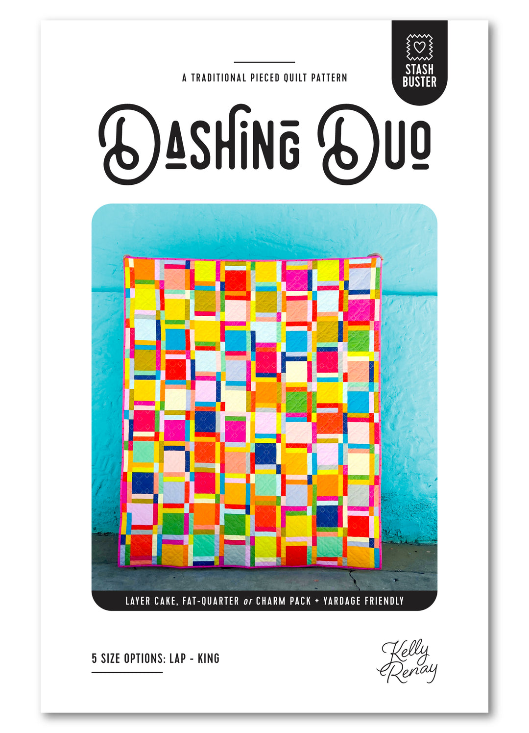 Dashing Duo quilt pattern cover