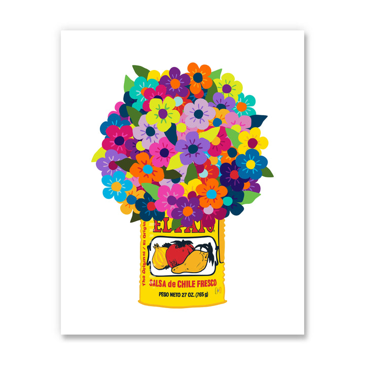 El Pato Flower Vase - Art Print