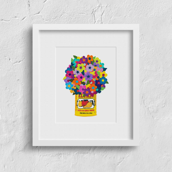 El Pato Flower Vase - Art Print