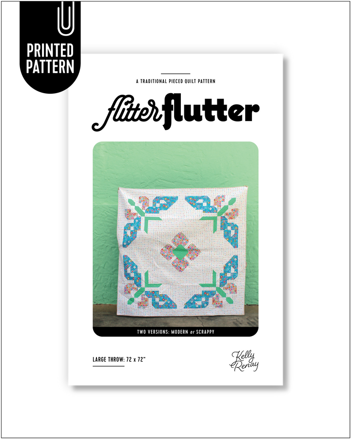 Flitter Flutter Quilt Pattern Cover