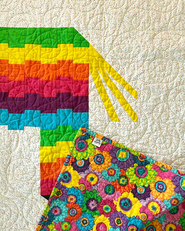 Henry the Pinata Quilt Pattern Tail Closeup by Kelly Renay