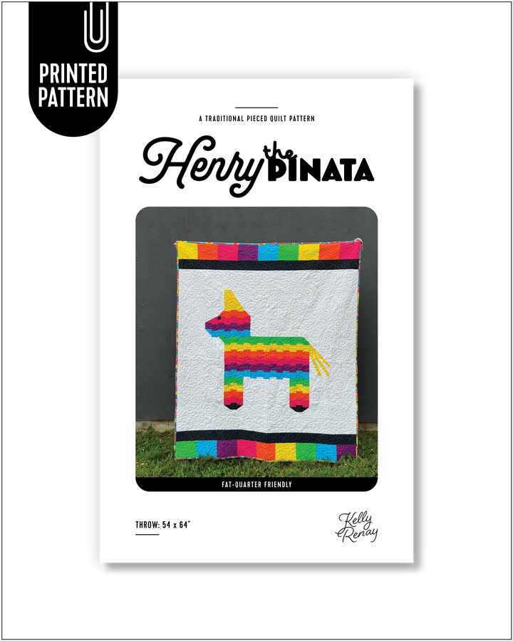 Henry the Pinata Quilt Pattern Cover