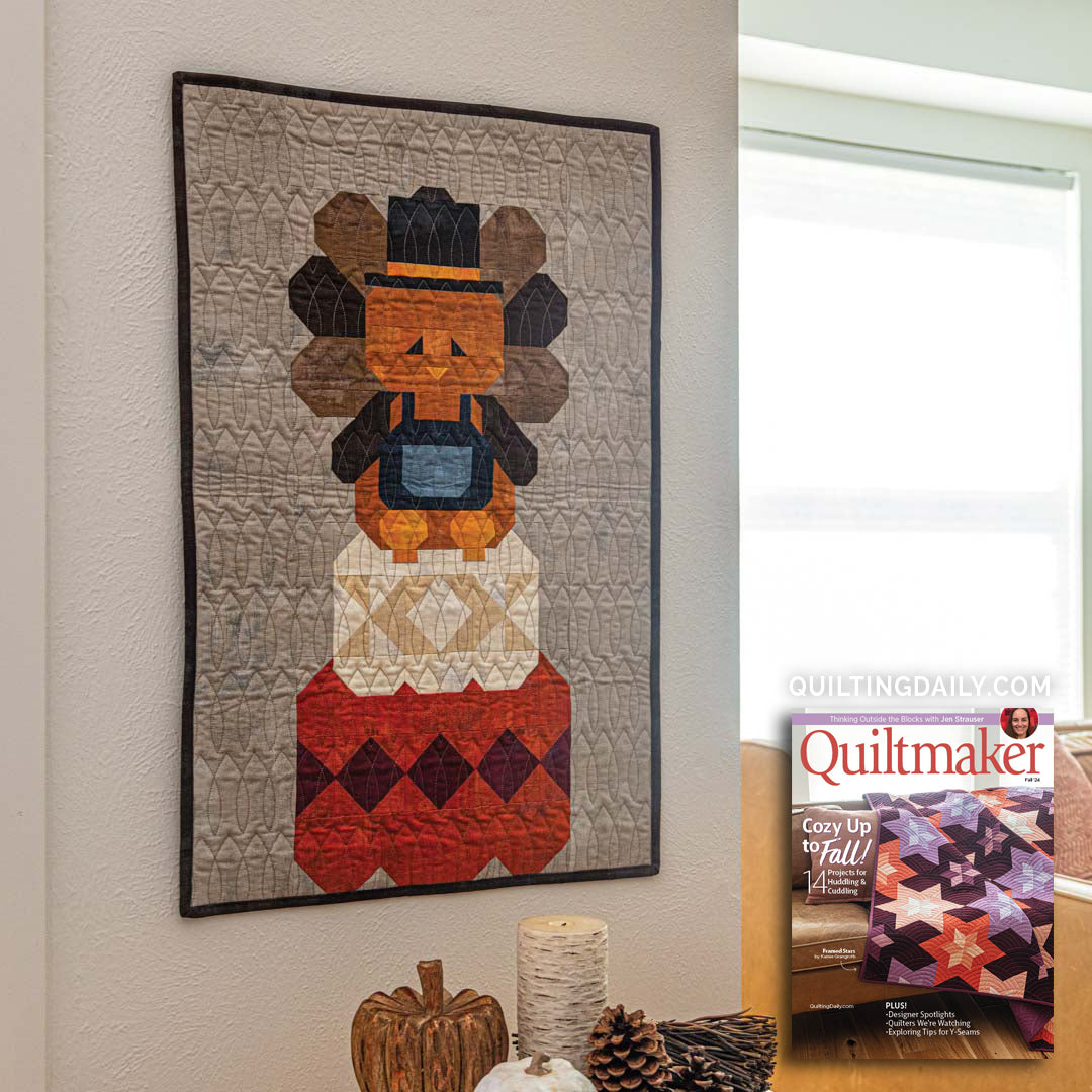 Jake Handmade Quilt featured by Quiltmaker Magazine