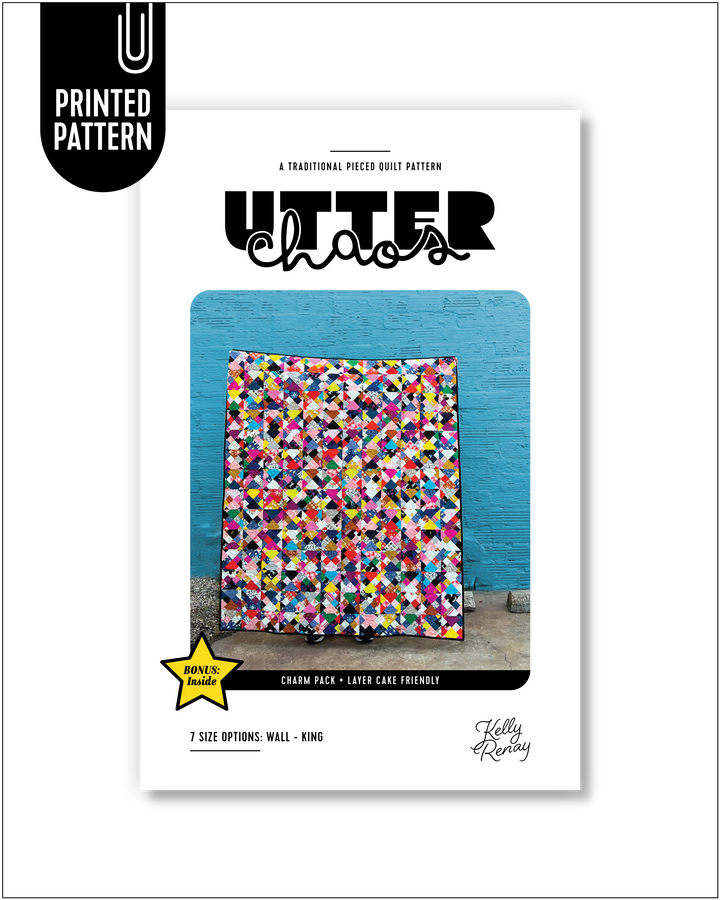 Utter Chaos Quilt Pattern Cover