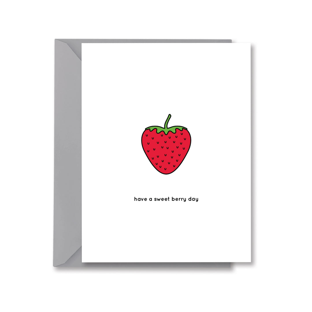 have a sweet berry day Greeting Card by Kelly Renay