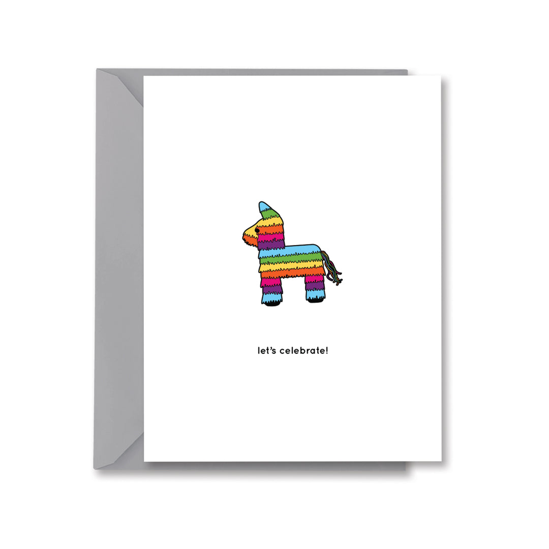 let's celebrate Greeting Card by Kelly Renay
