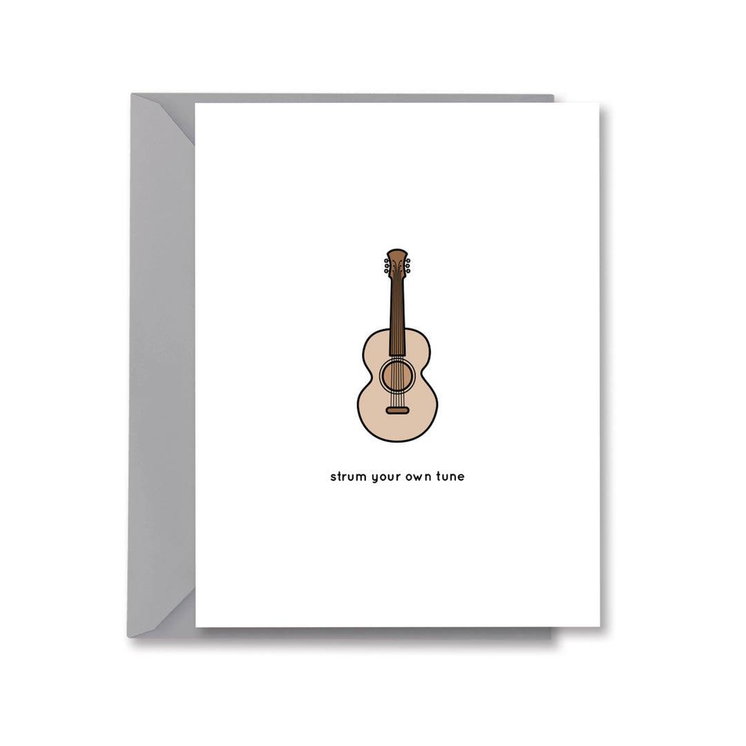 strum your own tune Greeting Card by Kelly Renay