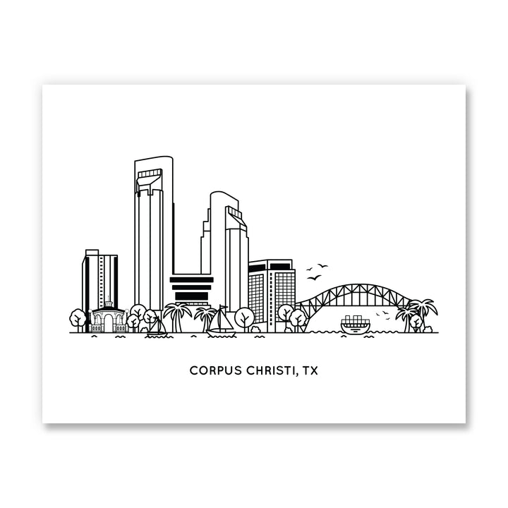 Corpus Christi Texas Art Print