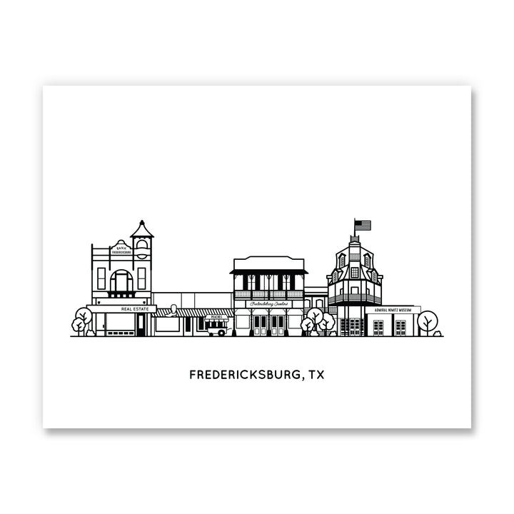 Fredericksburg Texas Art Print