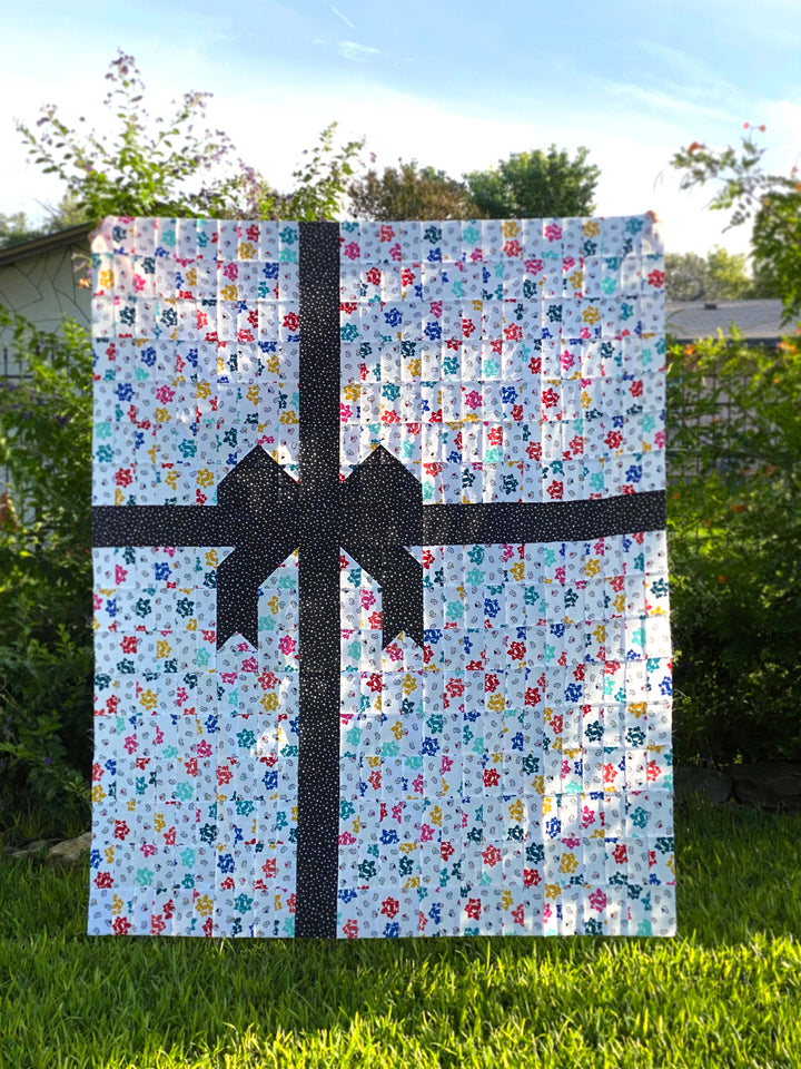 all wrapped up quilt - peppermint fabric